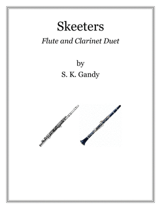 Book cover for Skeeters--Duet for Flute and Clarinet