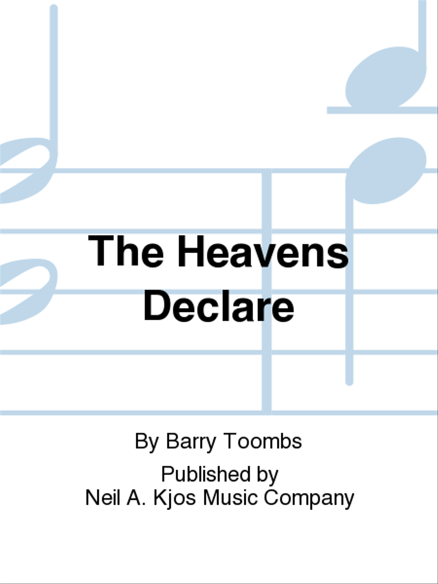 The Heavens Declare Set of Parts scores gallery preview page 1