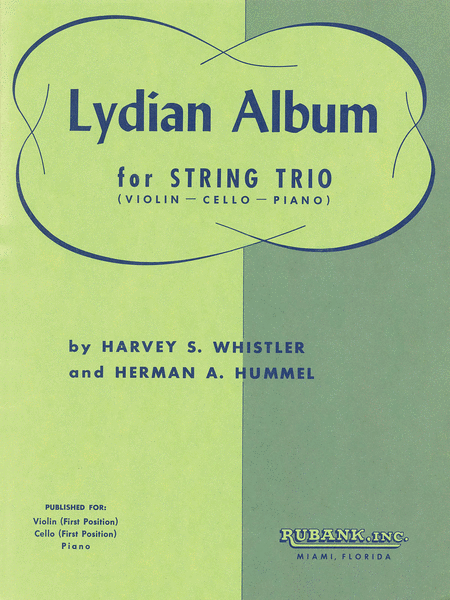 Lydian Album (Complete, String Parts And Piano)