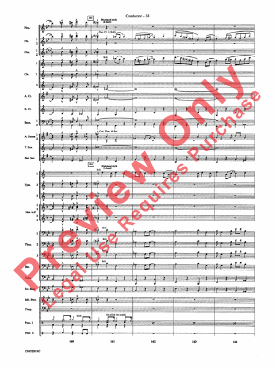 Duke Ellington! Duke Ellington! Concert Band scores gallery preview page 36