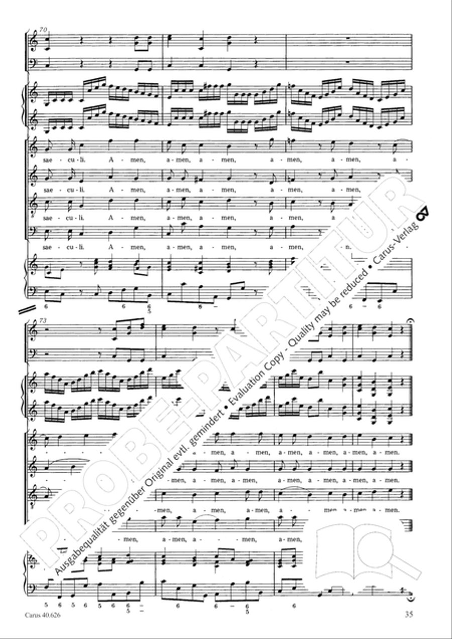 Mass in C Major Mass in C Major 4-Part scores gallery preview page 35