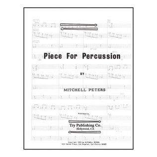 Piece For Percussion