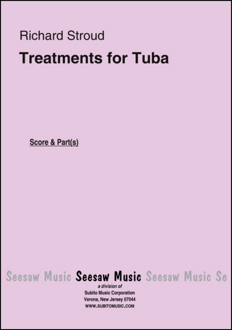Treatments for Tuba Treatments for Tuba Tuba Quartet scores gallery preview page 1