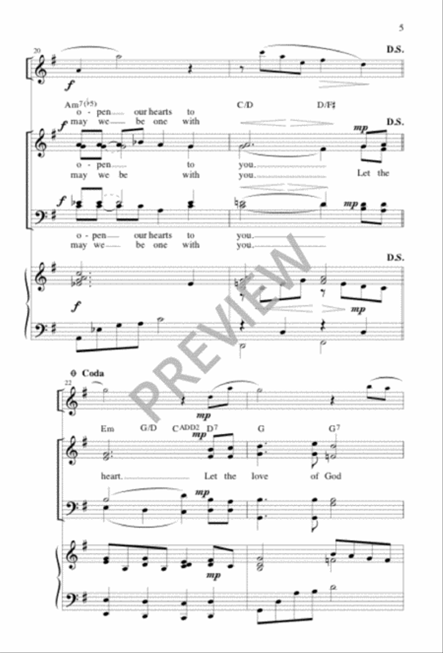 Benediction Benediction 4-Part scores gallery preview page 5