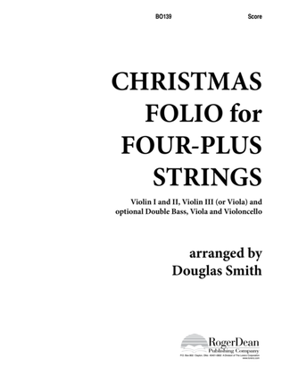 Christmas Folio for Four-Plus Strings - Score