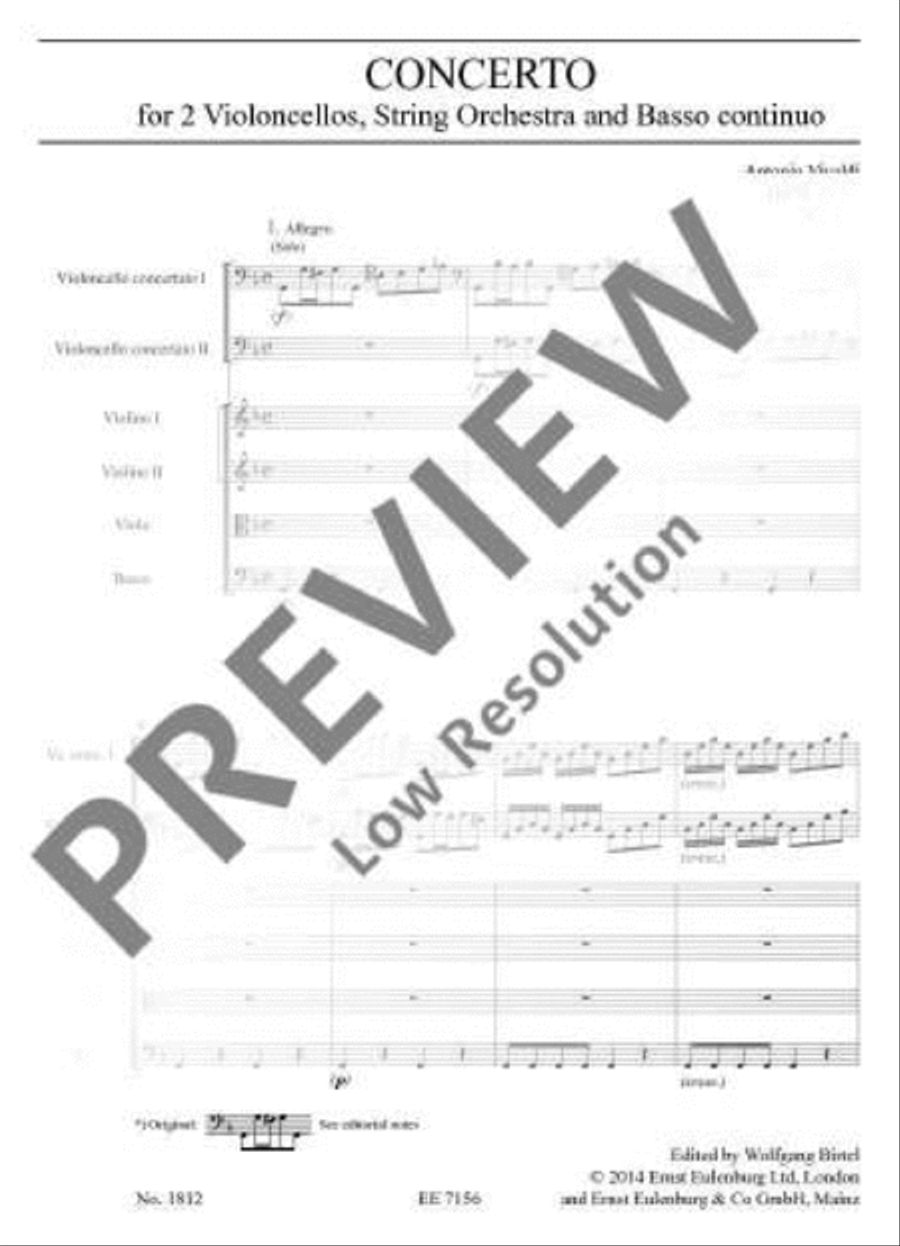 Concerto G minor String Orchestra scores gallery preview page 10