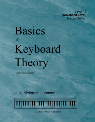 Book cover for Basics of Keyboard Theory: Level X (advanced)