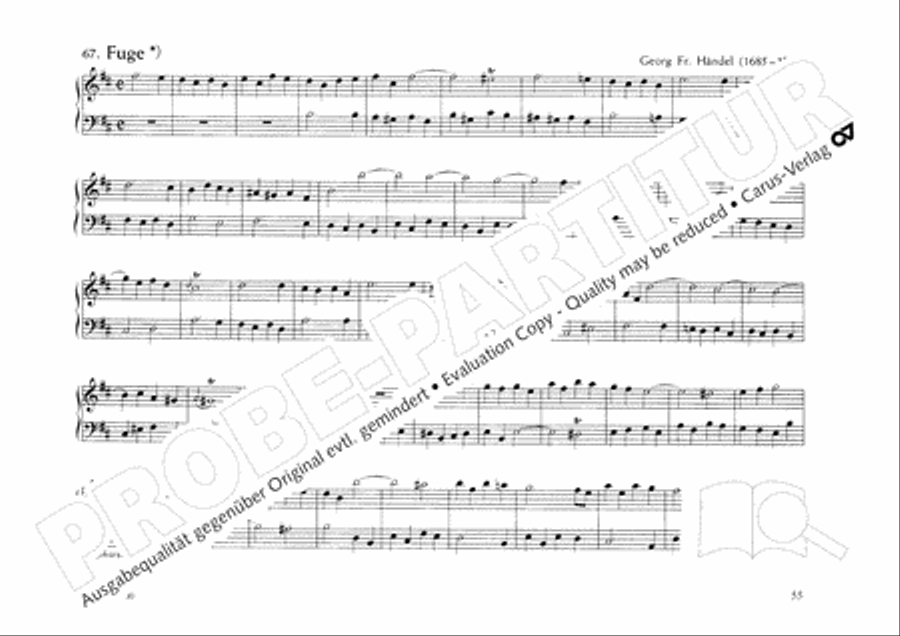 Orgelschule Orgelschule Organ scores gallery preview page 57