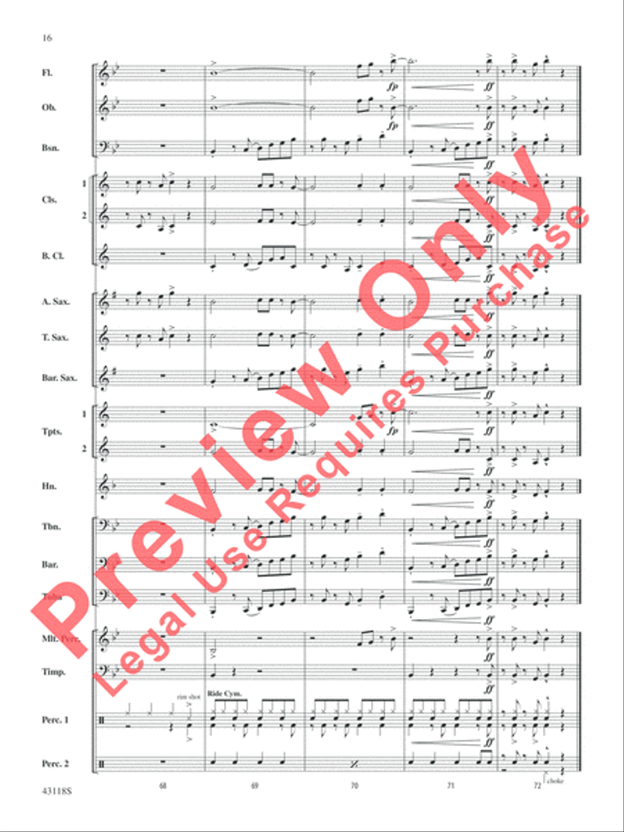 Domino Concert Band scores gallery preview page 17