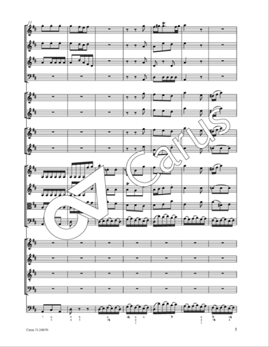 Christmas Oratorio Christmas Oratorio SSATB scores gallery preview page 16