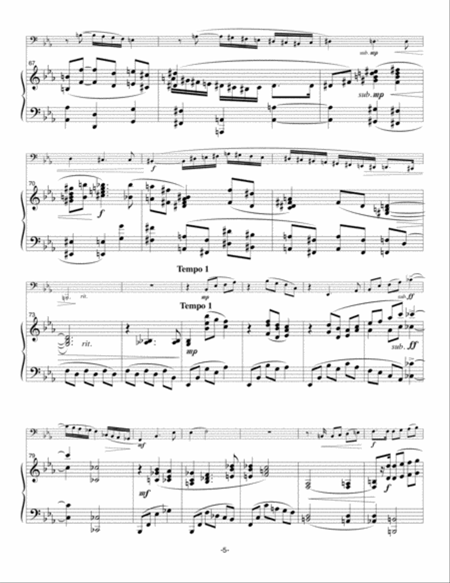 Romance Romance Tuba scores gallery preview page 6