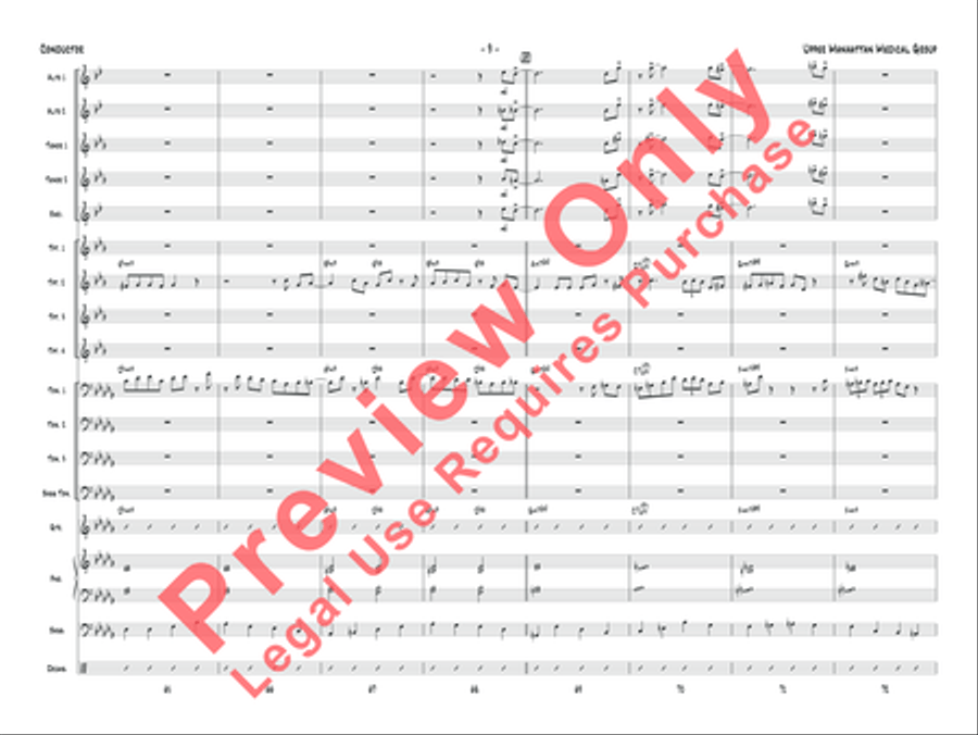 Upper Manhattan Medical Group Jazz Ensemble scores gallery preview page 10