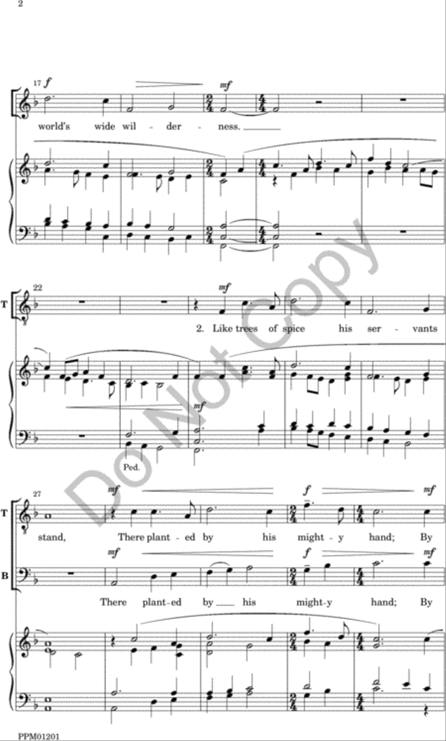 The Garden 4-Part scores gallery preview page 3