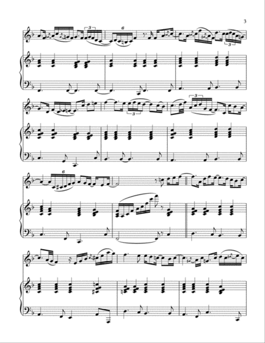 You Raise Me Up Piano scores gallery preview page 4