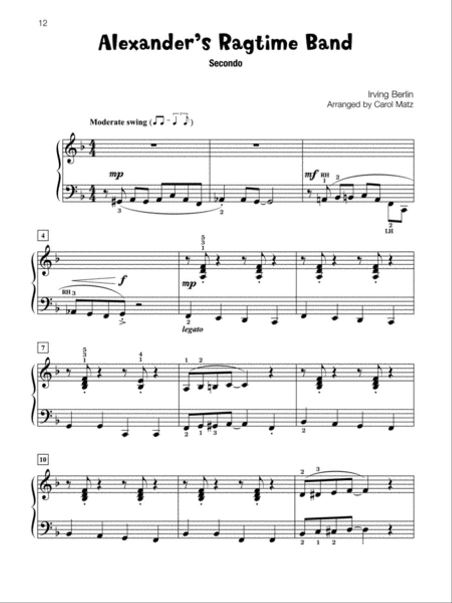 Famous & Fun Duets, Book 5 Small Ensemble scores gallery preview page 11