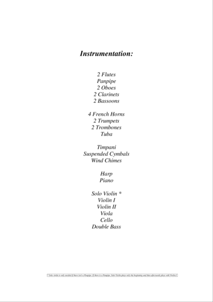 Sérgio Varalonga - Declaração de amor (Love proposal) Score+parts Full Orchestra scores gallery preview page 4