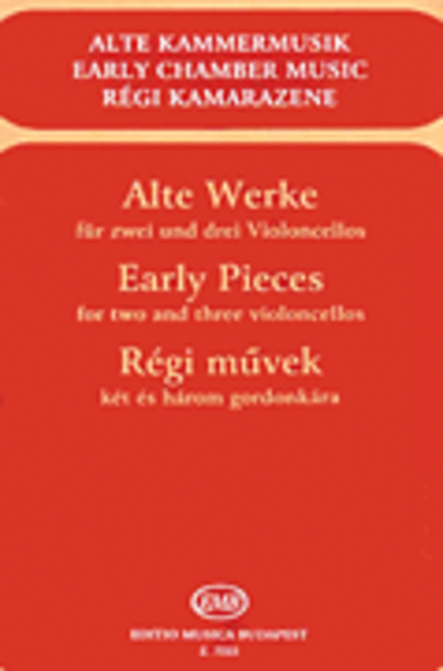 Early Pieces for Two and Three Violoncellos Cello scores gallery preview page 1