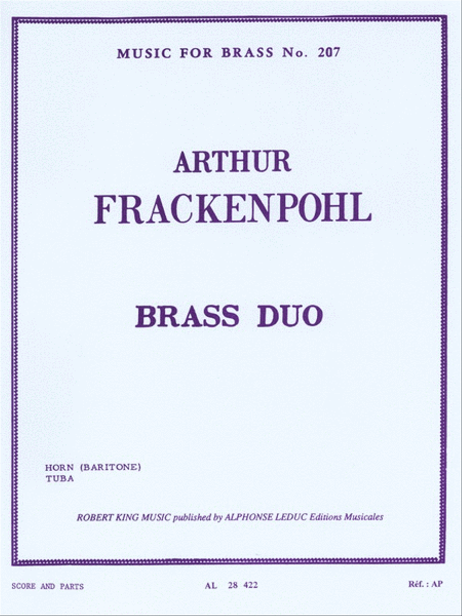 Brass Duo (horn & Tuba) Brass Duet scores gallery preview page 1
