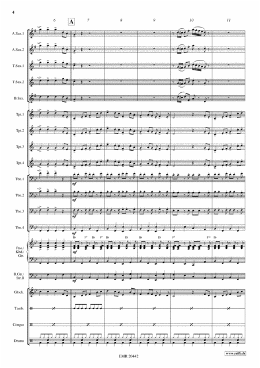 Irish Favorites Big Band scores gallery preview page 5