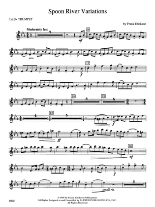 Spoon River Variations: 1st B-flat Trumpet