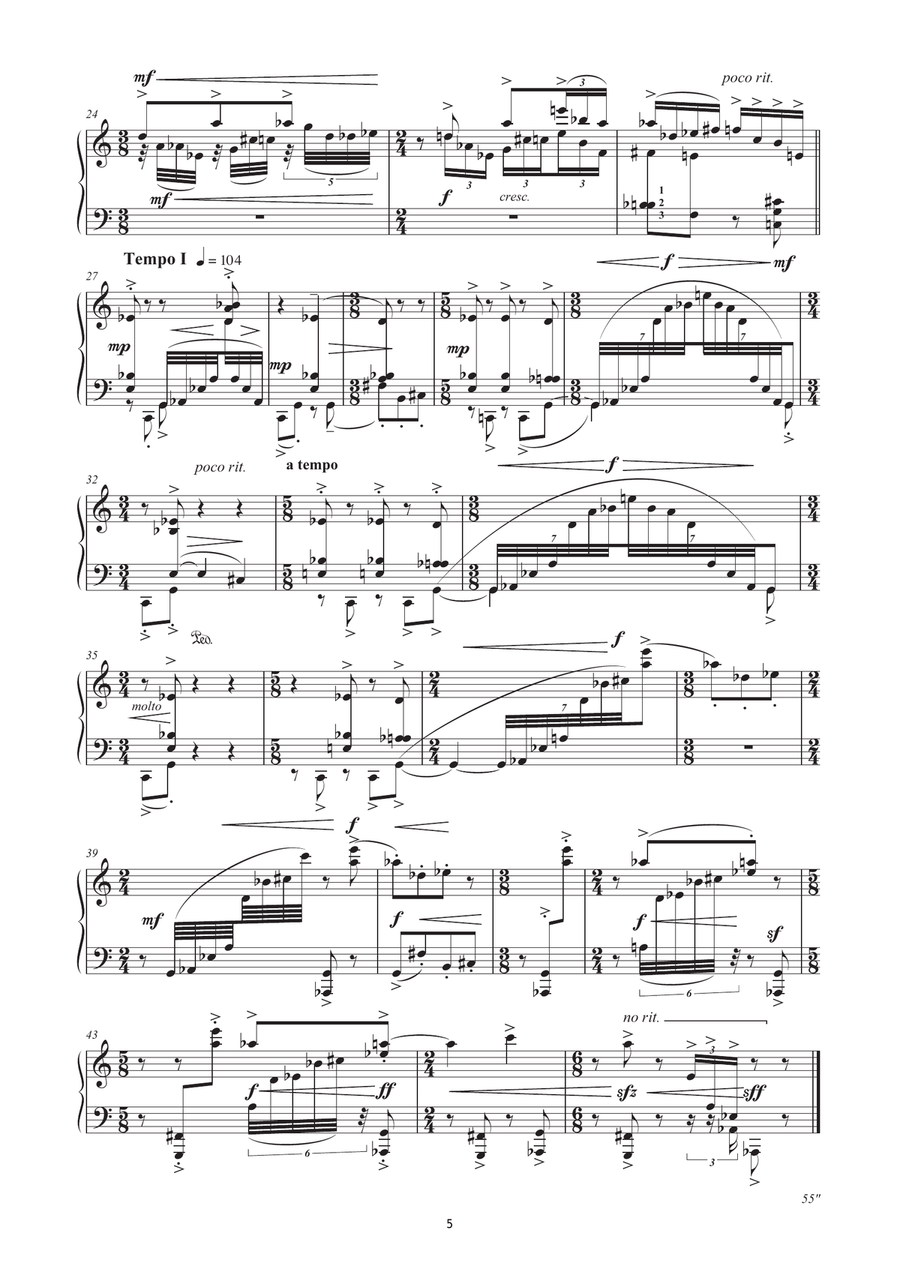 Impresa Amorosa Piano Solo scores gallery preview page 5
