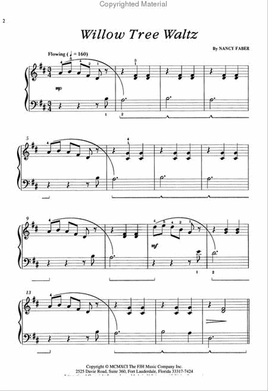 Willow Tree Waltz Willow Tree Waltz Piano Method scores gallery preview page 2