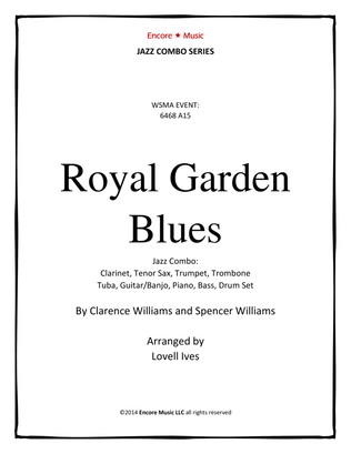 Royal Garden Blues for Dixieland Combo by Clarence Williams and Spencer Williams