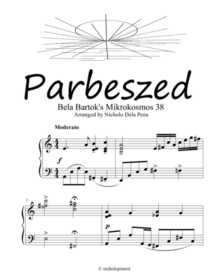 Parbeszed Parbeszed Piano Solo scores gallery preview page 1