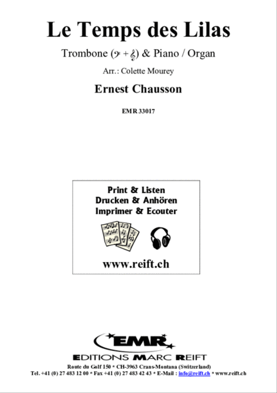 Le Temps des Lilas Le Temps des Lilas Organ scores gallery preview page 2