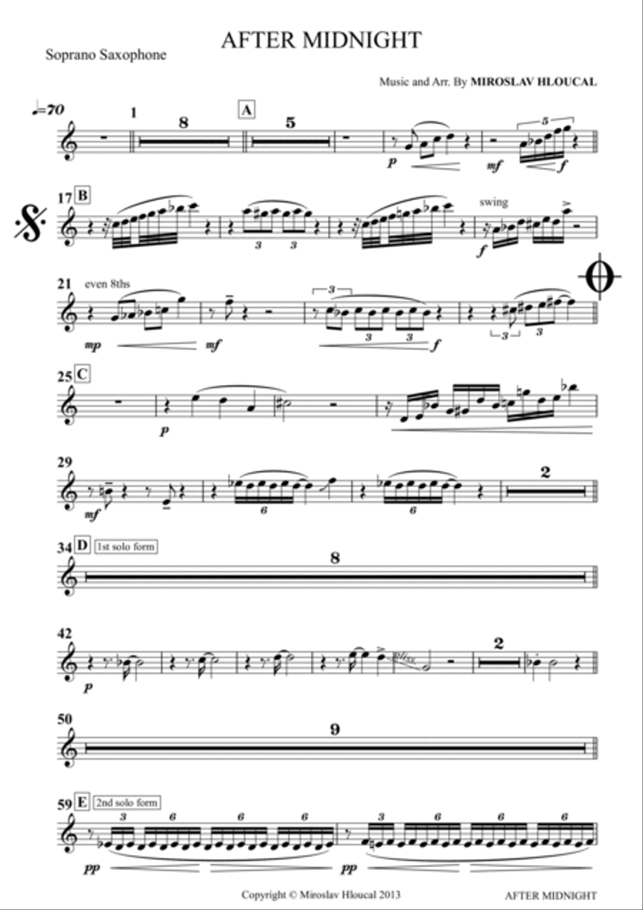 AFTER MIDNIGHT Jazz Ensemble scores gallery preview page 4