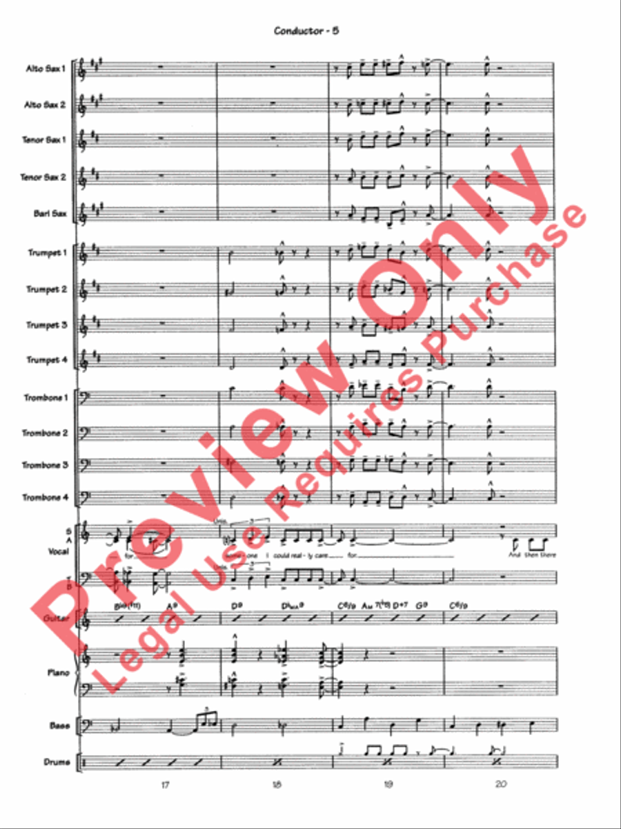 Blue Moon Blue Moon Jazz Ensemble scores gallery preview page 8