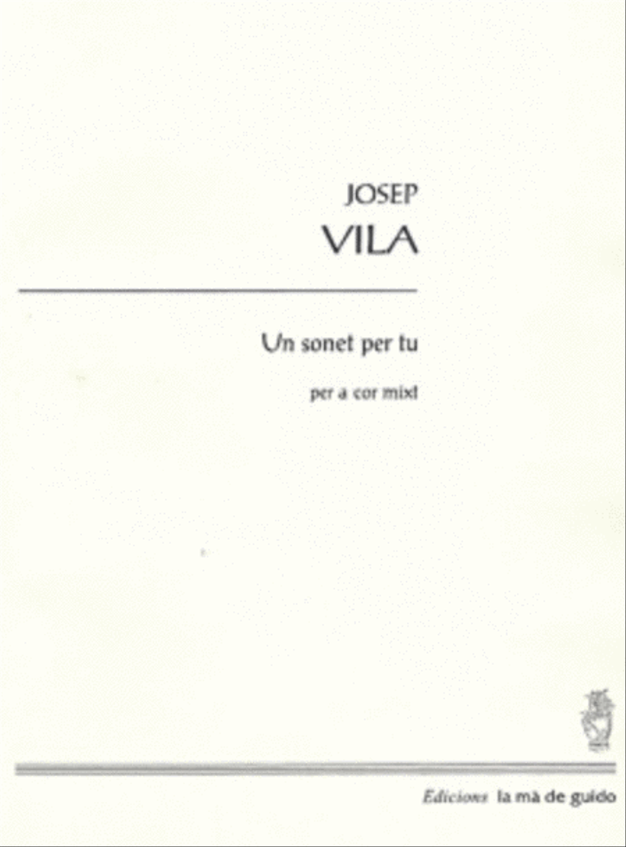 Un sonet per a tu 4-Part scores gallery preview page 1