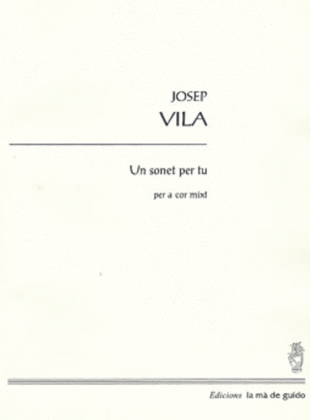 Book cover for Un sonet per a tu