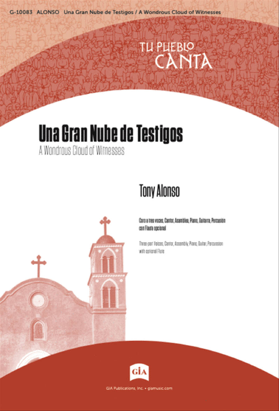 Una Gran Nube de Testigos / A Wondrous Cloud of Witnesses 3-Part scores gallery preview page 1