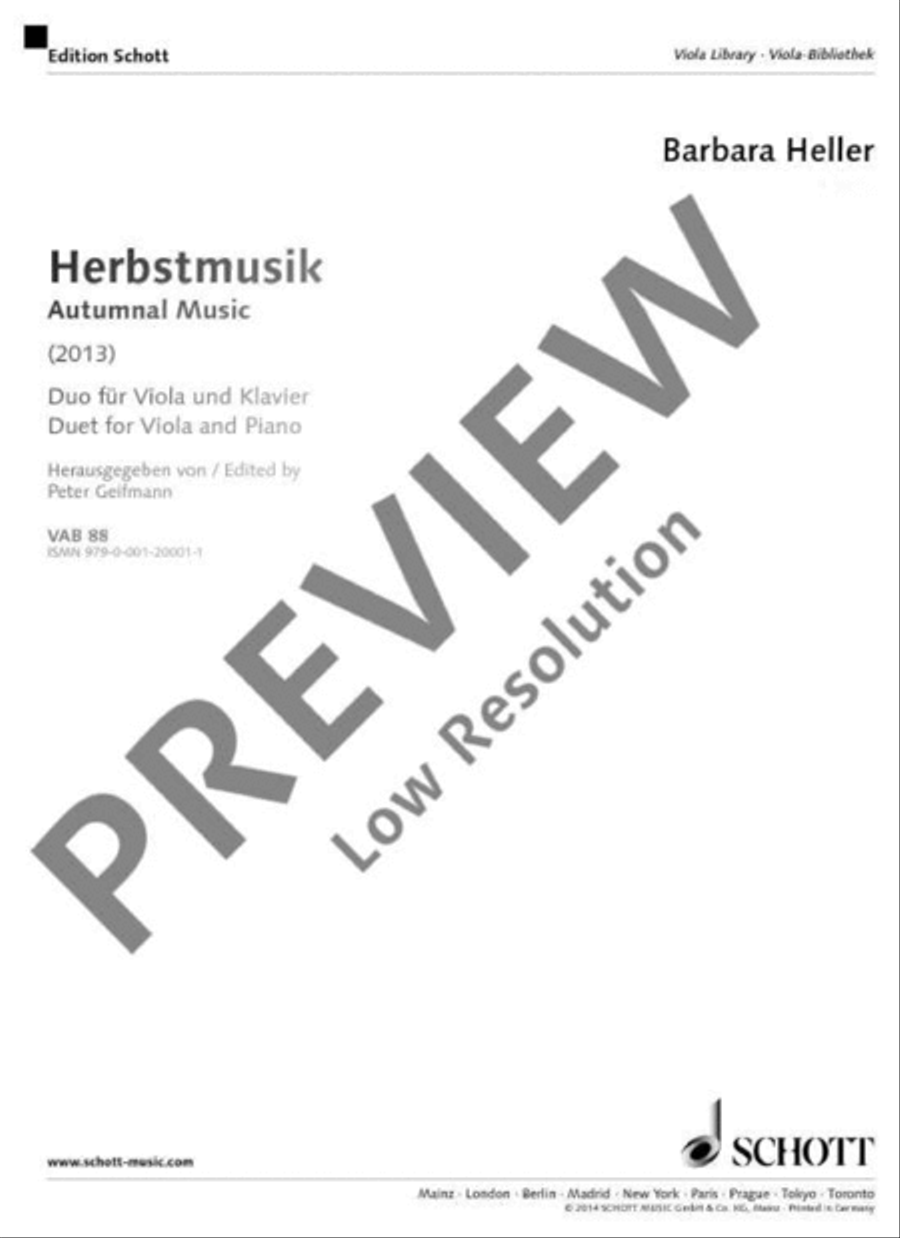 Autumnal Music Piano Accompaniment scores gallery preview page 2