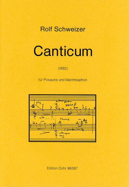 Canticum fur Posaune und Marimbaphon