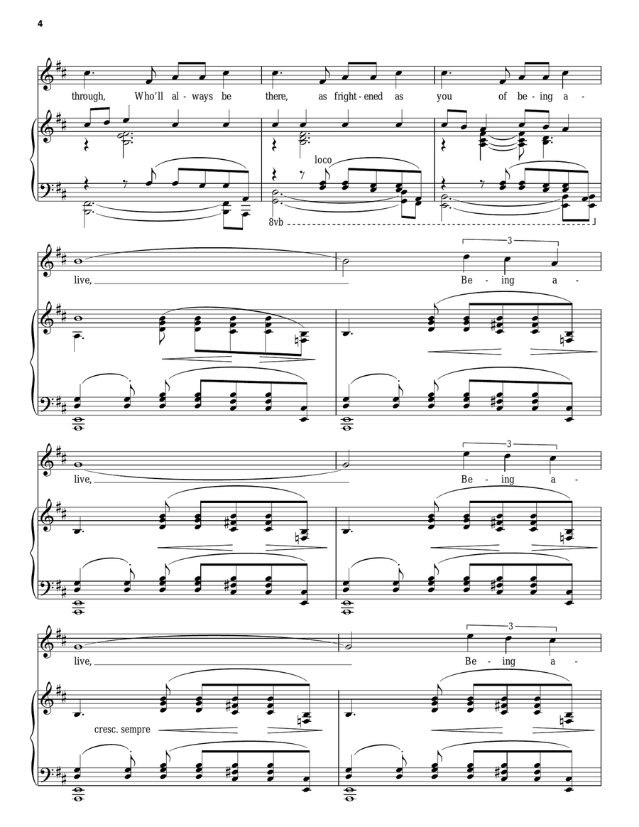 Being Alive Being Alive Guitar scores gallery preview page 4