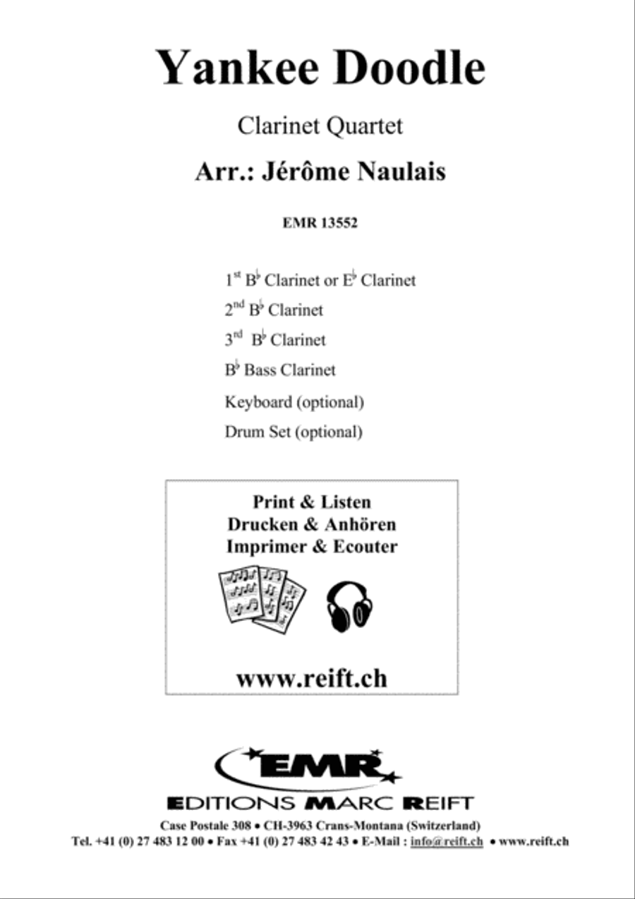 Yankee Doodle Yankee Doodle Clarinet scores gallery preview page 2