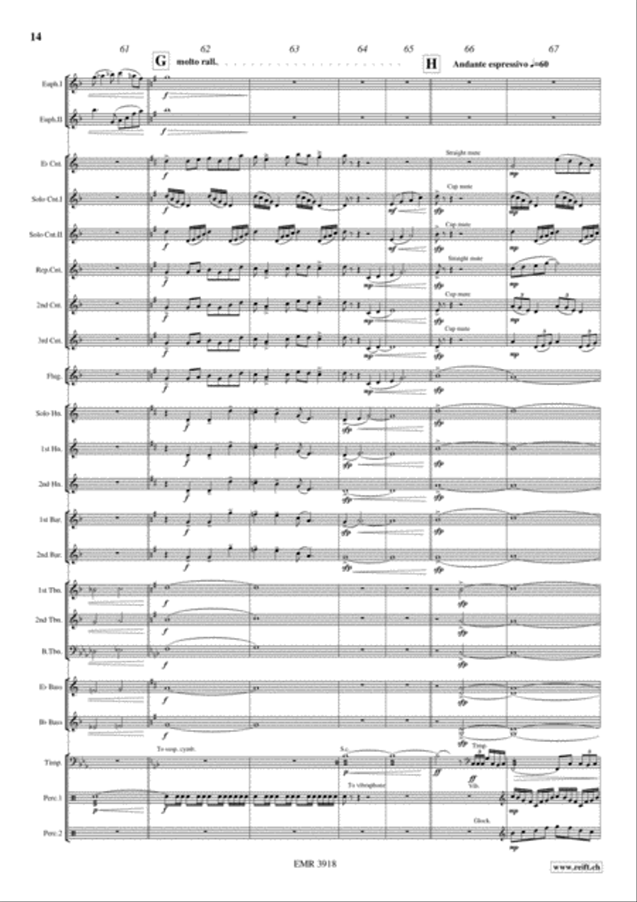 Celtic Folk Celtic Folk Brass Band scores gallery preview page 14