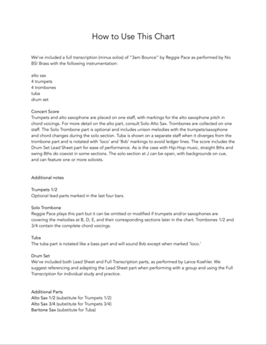 3am Bounce 3am Bounce Large Ensemble scores gallery preview page 2
