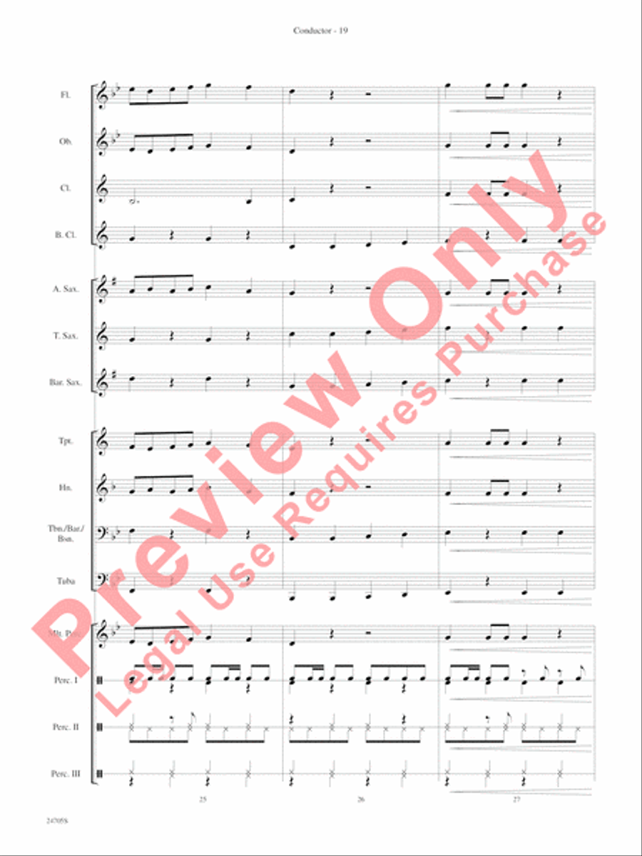 Belwin Beginning Band Kit #2 Concert Band scores gallery preview page 22