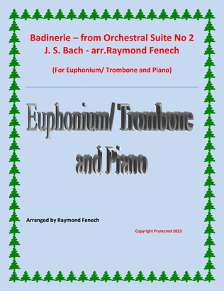 Badinerie - J.S.Bach - for Euphonium/ Trombone and Piano
