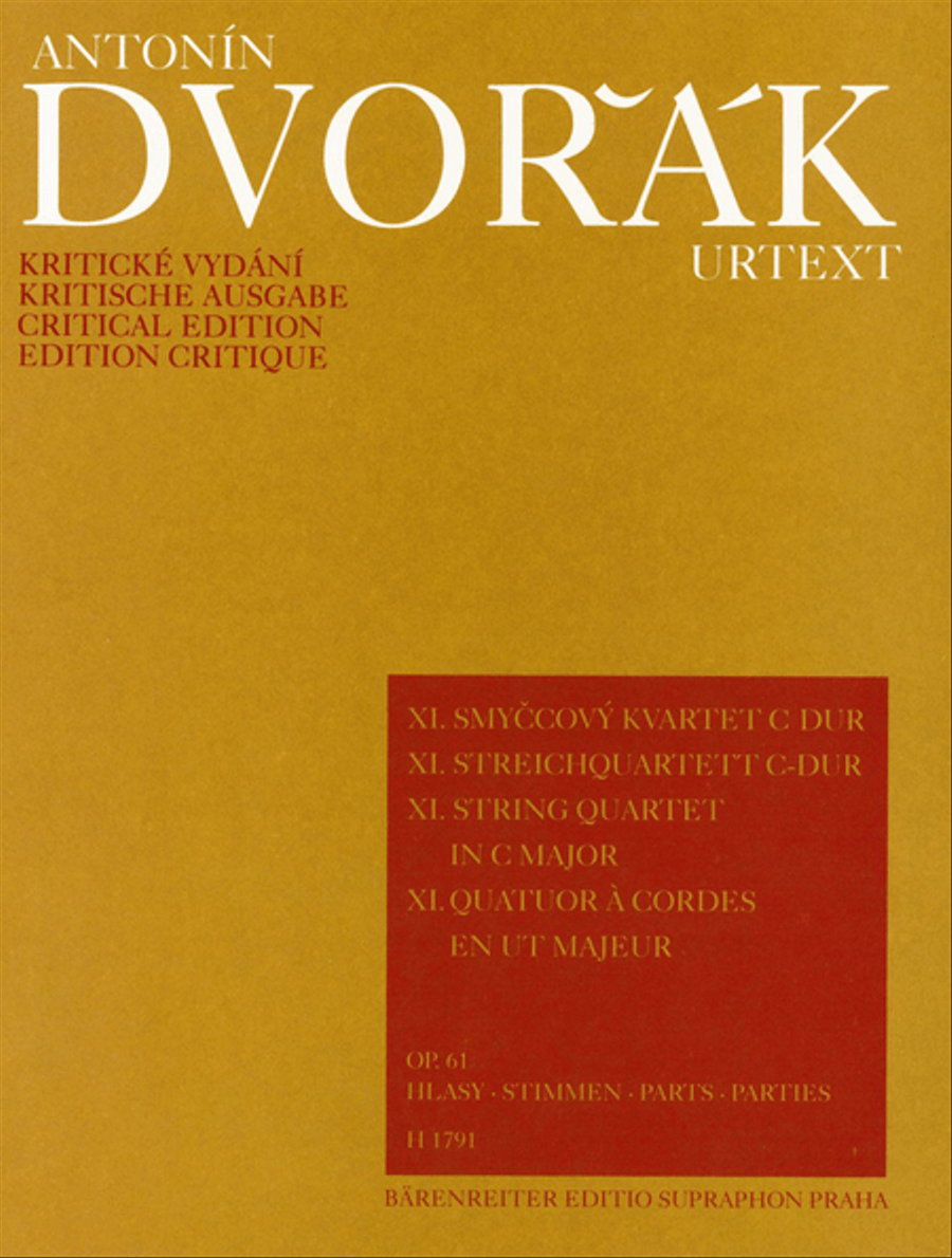 Streichquartett no. 11 C-Dur, op. 61 String Quartet scores gallery preview page 1