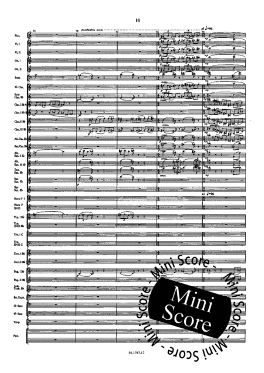 Symphonie de l'Eau Concert Band scores gallery preview page 20