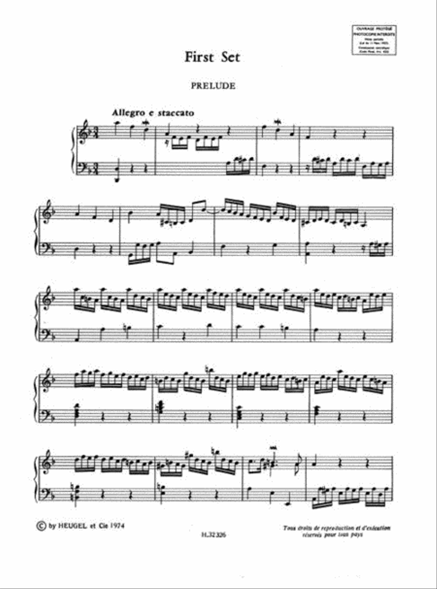 Lessons fot the harpsichord (pièces de clavecin) Harpsichord scores gallery preview page 2