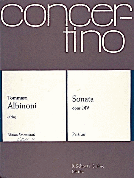 Sonata C Minor op. 2/4