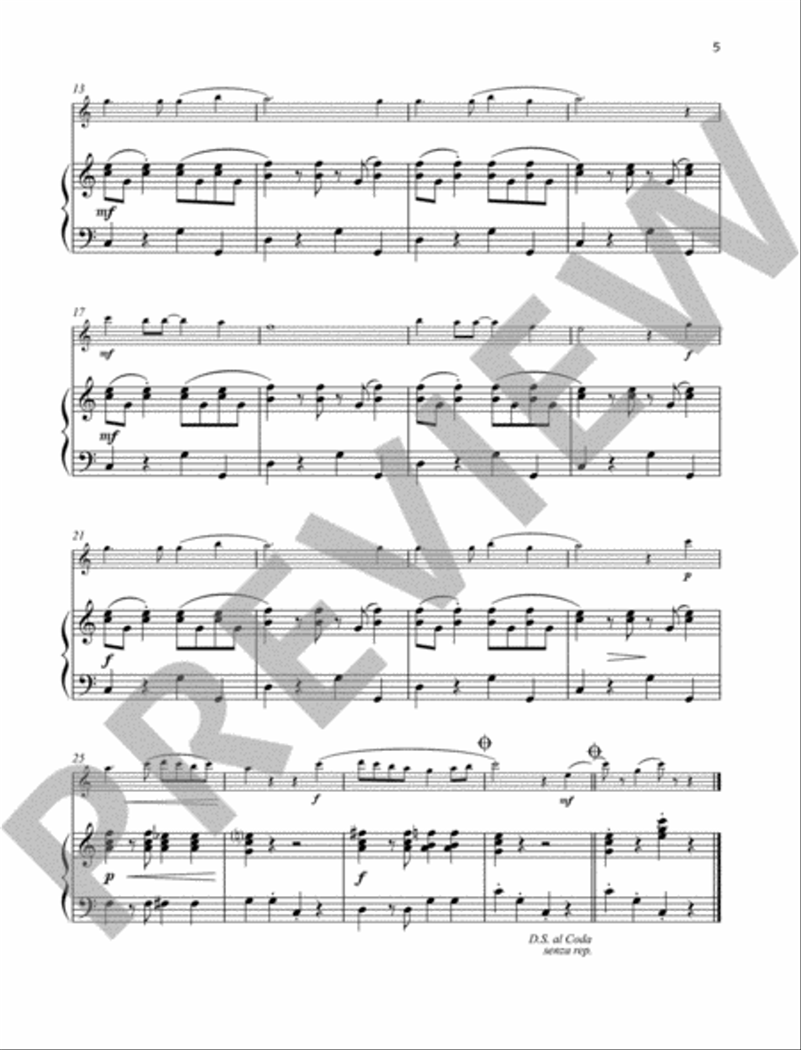 Festival Latino: Samba * Rumba * Mambo Flute Solo scores gallery preview page 3