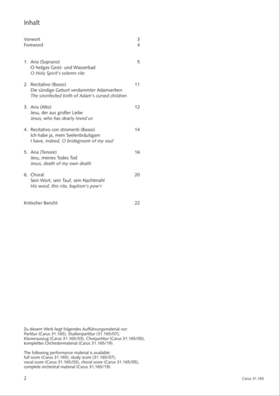 O Holy Spirit's solemn rite (O heiliges Geist- und Wasserbad) 4-Part scores gallery preview page 3