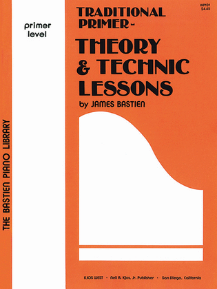 Book cover for Traditional Primer Theory and Technic Lessons