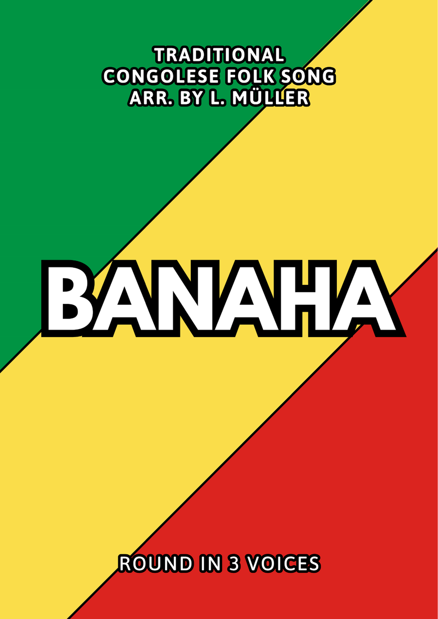 BANAHA - Three-voice canon with piano accompaniment 3-Part scores gallery preview page 4